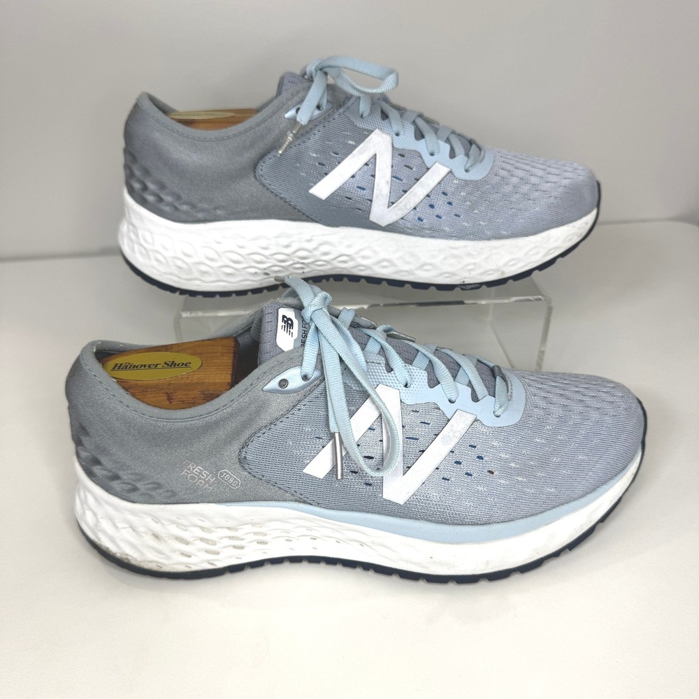 New Balance Fresh Foam 1080 v9 Womens Running Shoes Blue Gray W1080LG9 Size 7.5